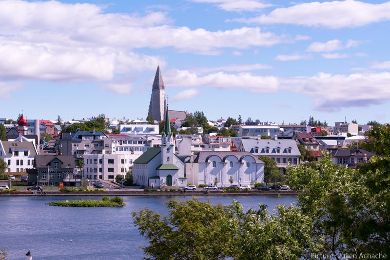 Image - Reykjavik city from Tjornin