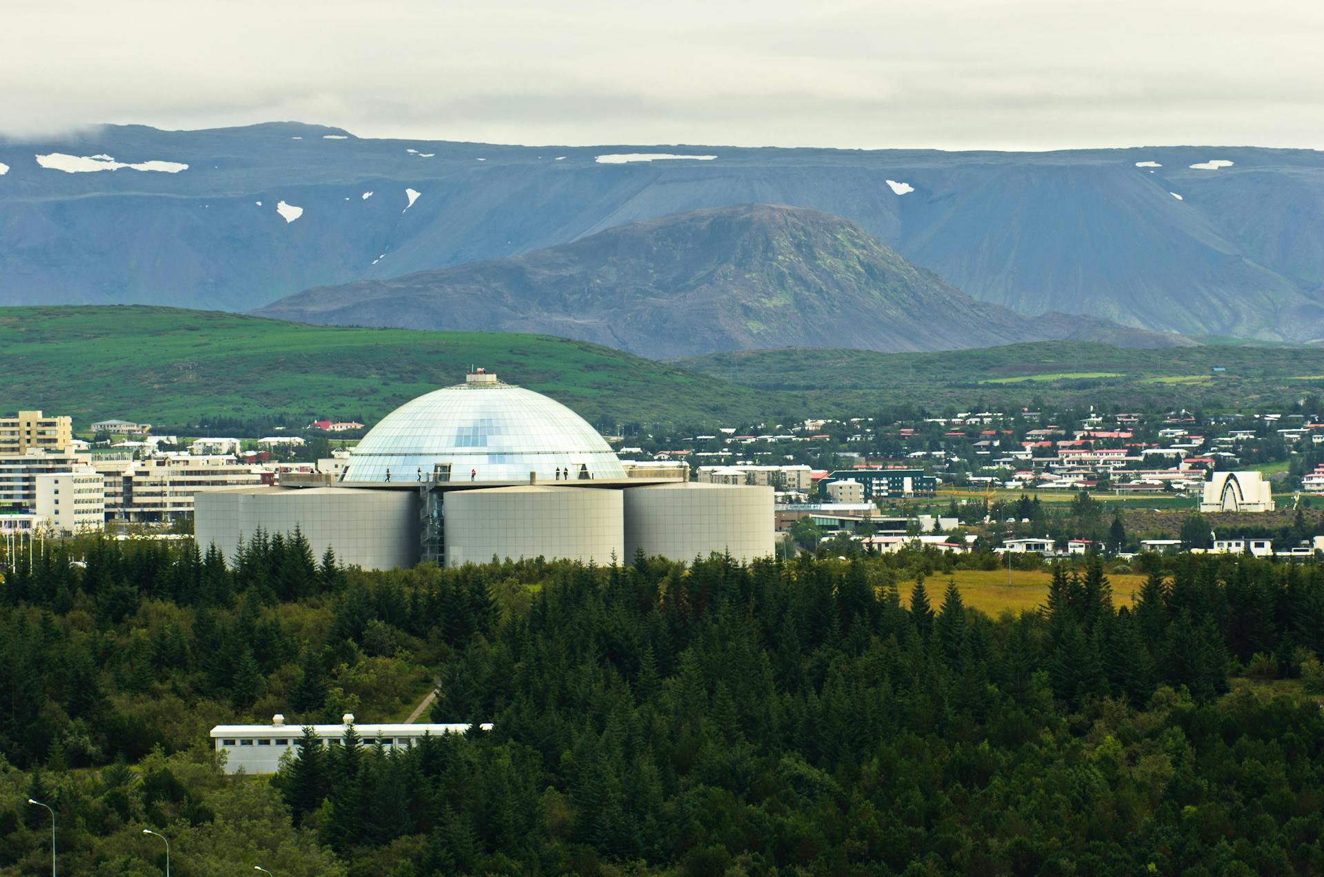 Perlan in Oskjuhlid, Reykjavik. 
