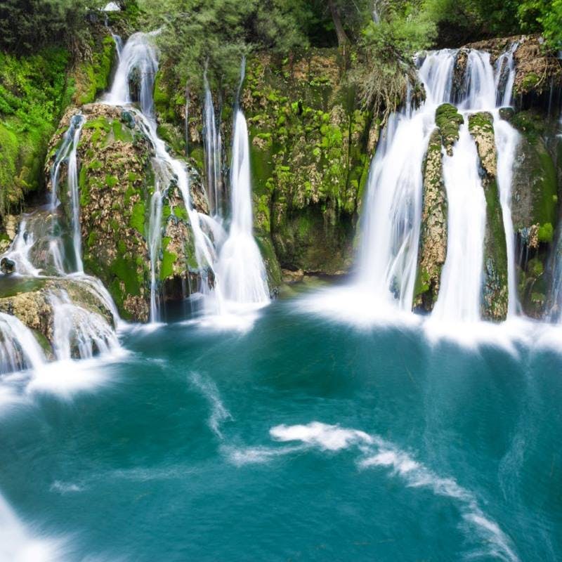 Martin Brod waterfalls. 