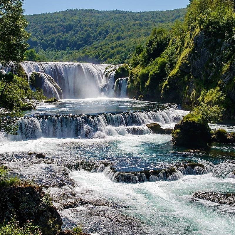 The Strbacki Buk waterfall