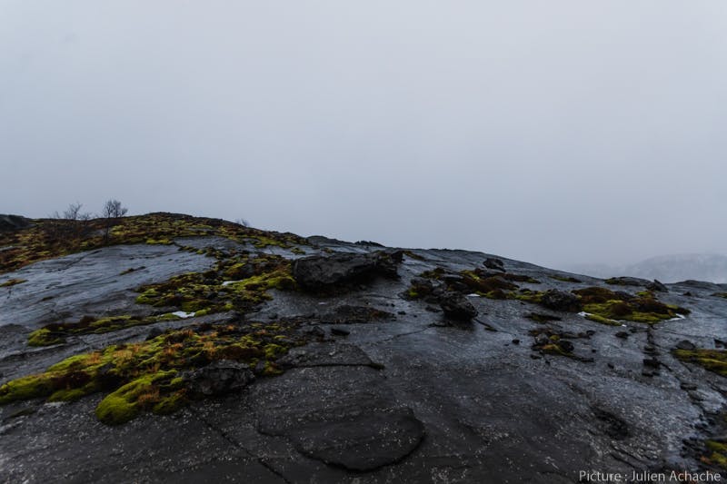 Hiking trail in Thorsmork, Icelandic Highlands