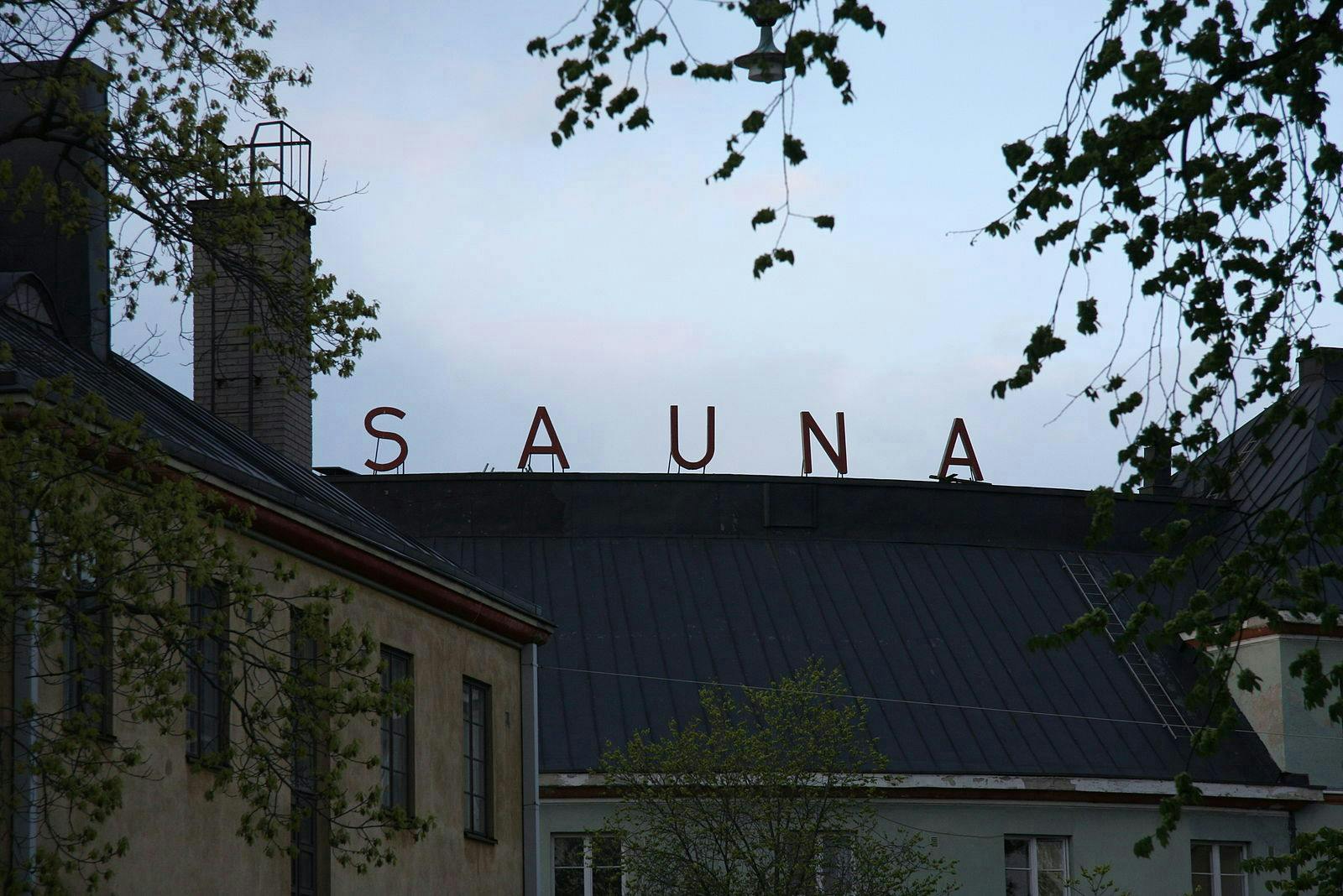 The exterior of Kotiharjun sauna, Helsinki. 