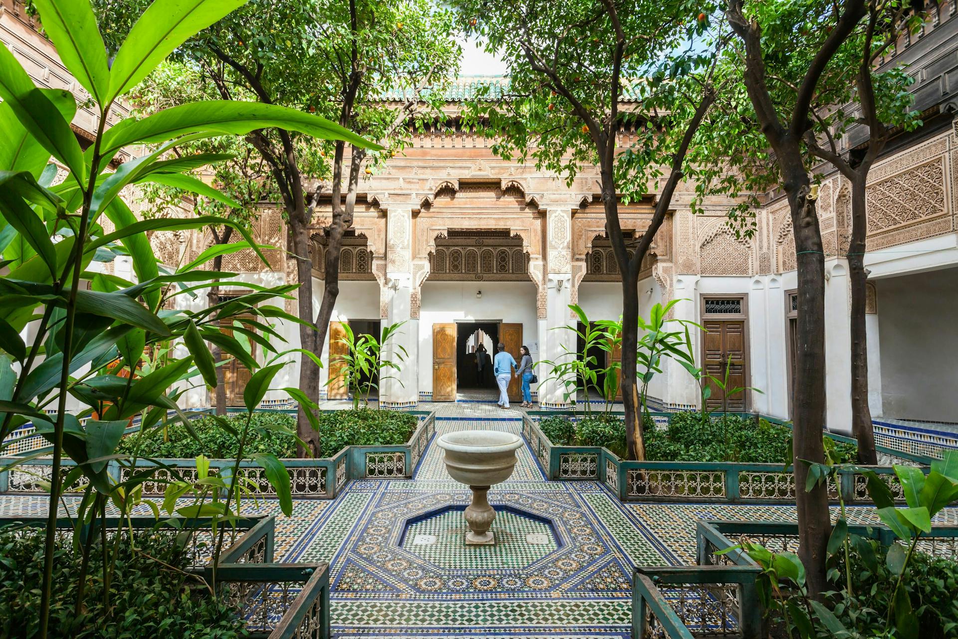 The Bahia Palace, Marrakech. 